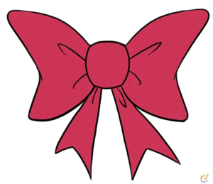 How to draw ribbon bow