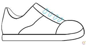 How to draw a shoes