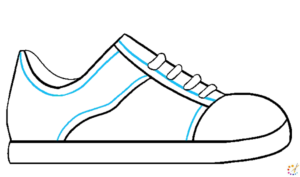 How to draw a shoes