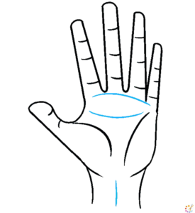 How to draw finger