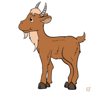 How to draw a goat