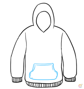 How to draw a Hoodies