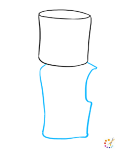 How to draw a Marshmello Fortnite