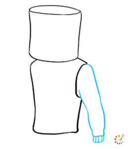 How to draw a Marshmello Fortnite