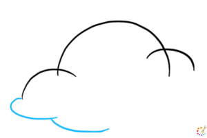 How to draw cloud 