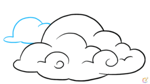 How to draw cloud 