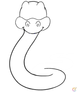 How to draw a snake