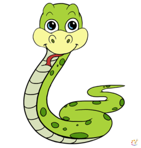 How to draw a snake