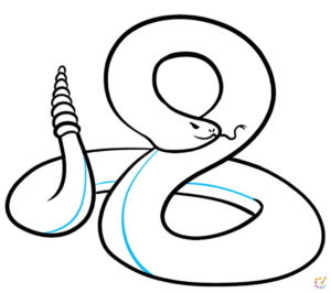 How to draw a snake