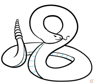 How to draw a snake