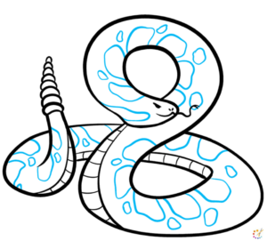 How to draw a snake