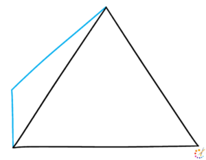 Ho to draw a pyramid