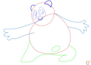 How to draw a Panda