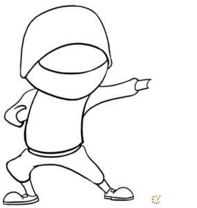 How to draw a ninja