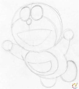 How to draw a doraemon