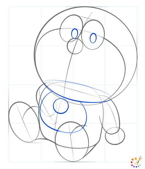 How to draw a doraemon