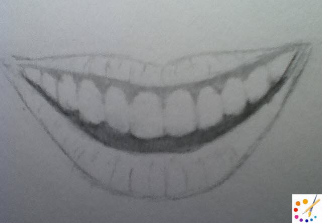 how to draw mouth