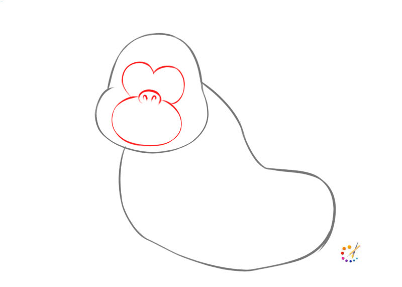 How to draw Gorilla