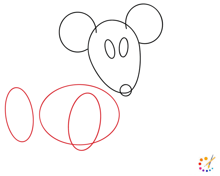 how to draw a rat