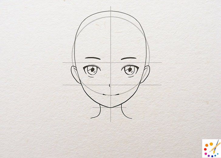 How to draw a anime girl