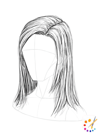 How to Draw Female Hair Step By Step – For Kids & Beginners