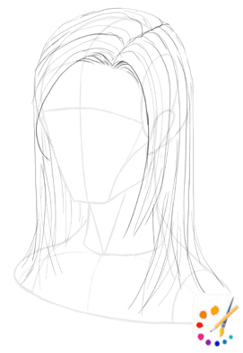 How to Draw Female Hair Step By Step – For Kids & Beginners
