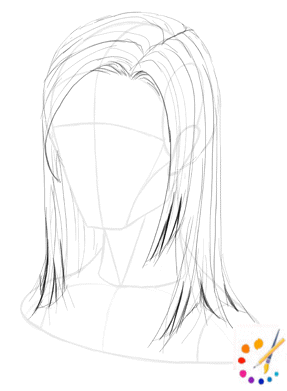 How to Draw Female Hair Step By Step – For Kids & Beginners