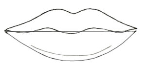 how to draw mouth