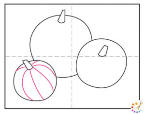 How to draw a pumpkin