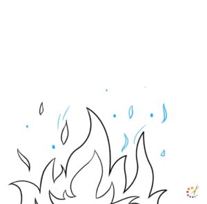 how to draw flames