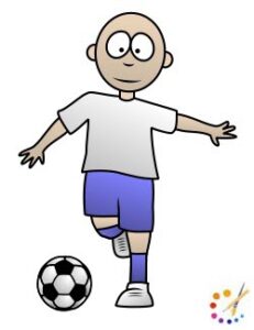 How to draw a soccer