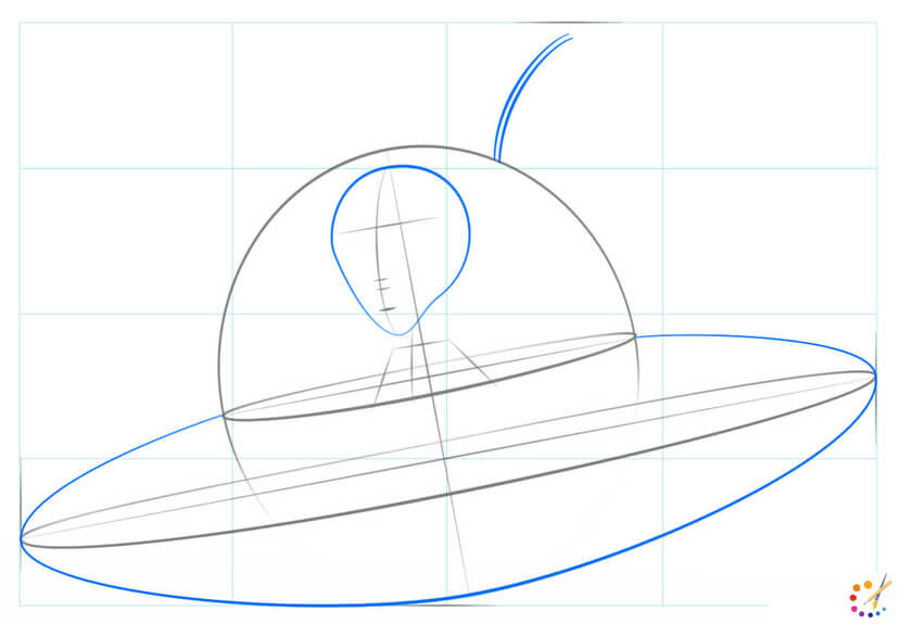 How to draw a spaceship