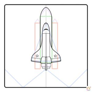 How to draw a spaceship