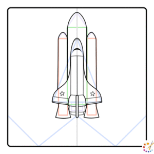 How to draw a spaceship