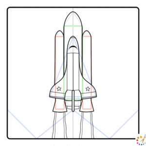 How to draw a spaceship