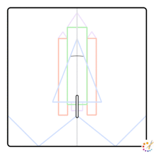 How to draw a spaceship