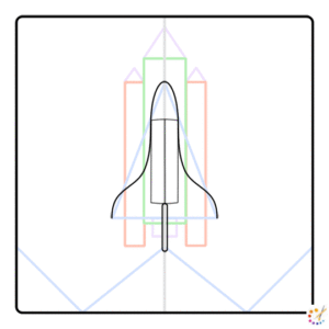 How to draw a spaceship