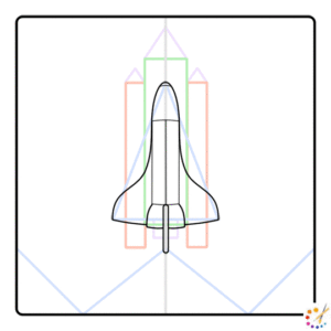 How to draw a spaceship