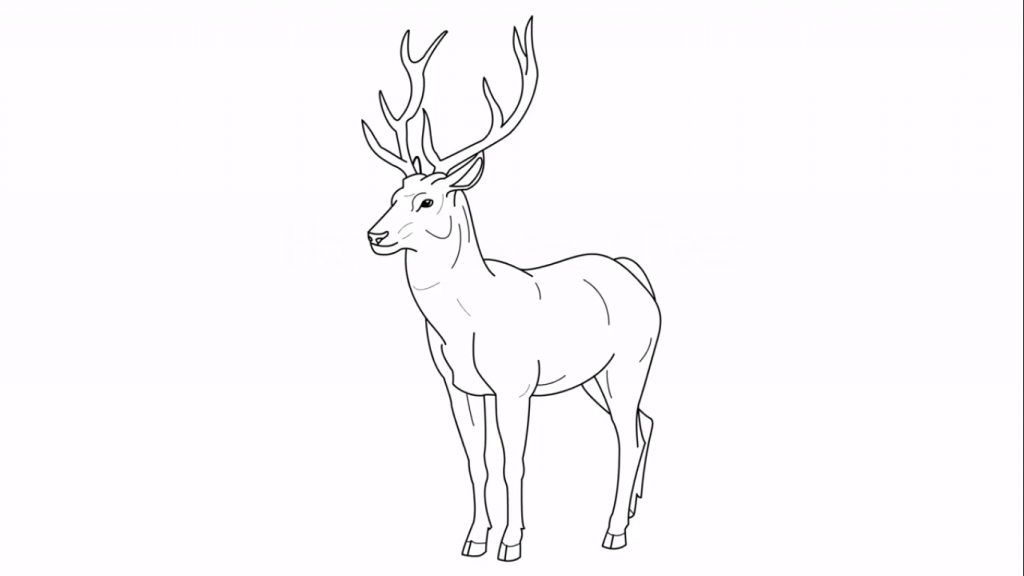 HOW TO DRAWA A deer
