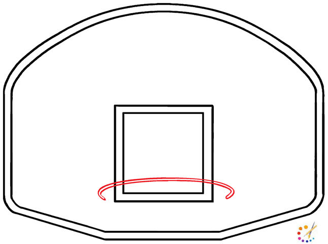 How to draw a basketball