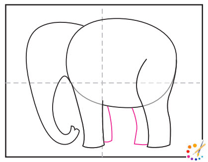 How to draw Elephant