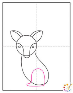 How to draw a fox