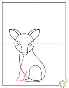 How to draw a fox