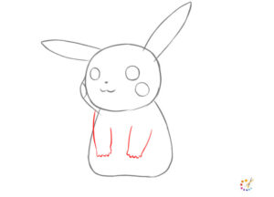 How to draw a pikachu