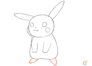 How to draw a pikachu