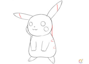 How to draw a pikachu