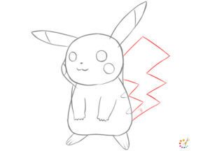 How to draw a pikachu