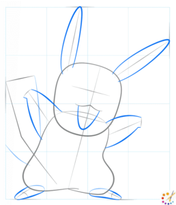 How to draw a pikachu