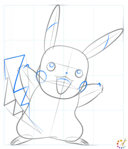 How to draw a pikachu