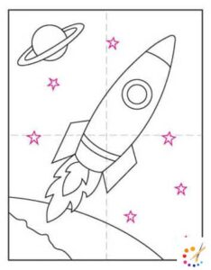 How to draw a Rocket